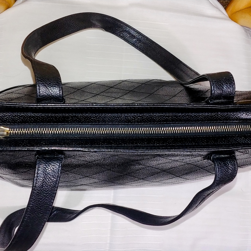 Chanel Leather Tote Caviar Vintage